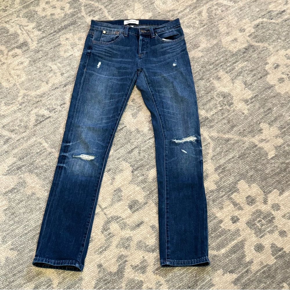 Henry & Belle Relaxed Fit Distressed Jeans
